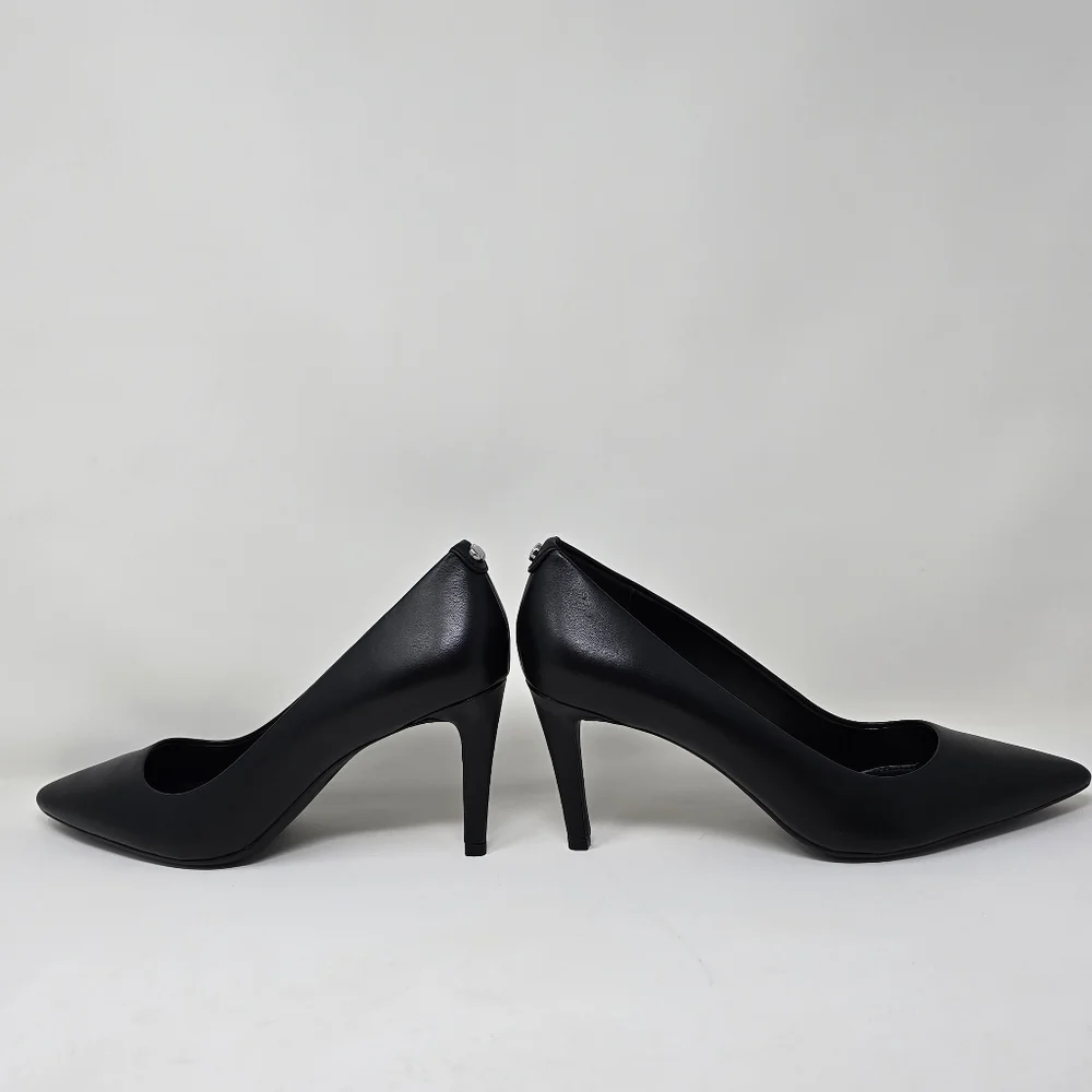 MICHAEL KORS DOROTHY FLEX PUMP BLACK LEATHER (9.5M) - Picture 3 of 8